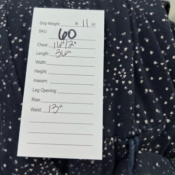 Pact Organic Cotton Black & White Dotted Wrap V-Neckline Size Small - Picture 5 of 5